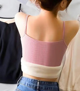 Regata Feminina Térmica com Alças Finas em tecido isolante, ideal para manter o calor e garantir estilo no inverno.